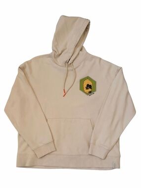 Scotch & Soda Beige Hoodie with Bee Hive Patch